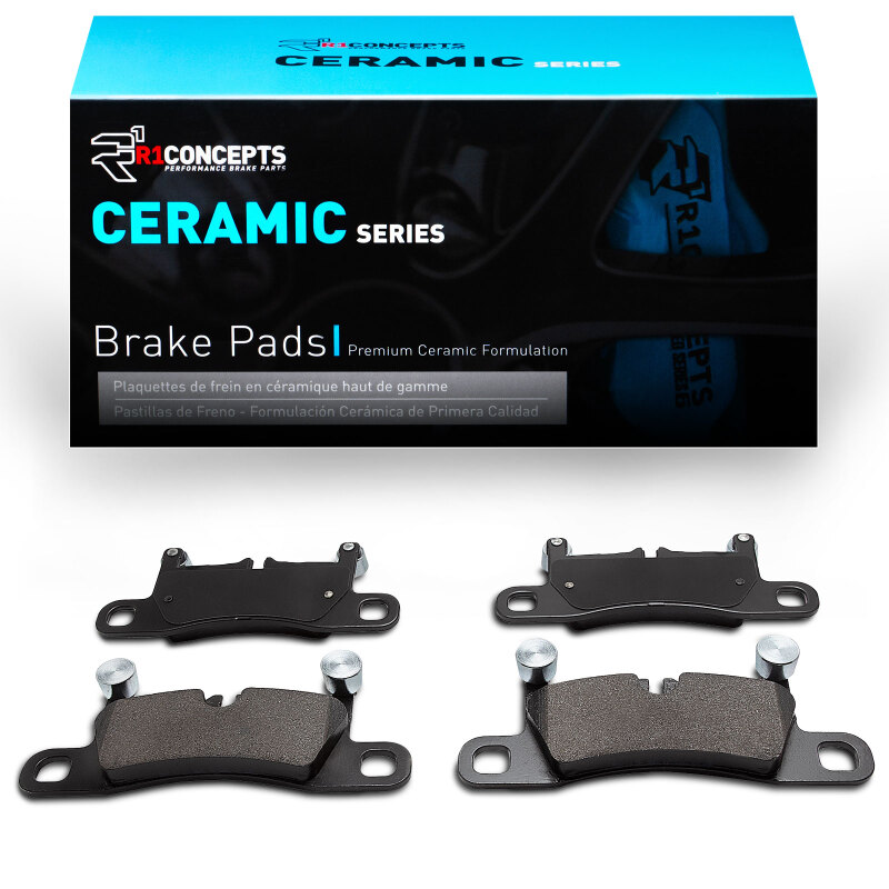 Porsche Cayenne Brake Pads - Rear - R1 Concepts - Ceramic - `12-`26
